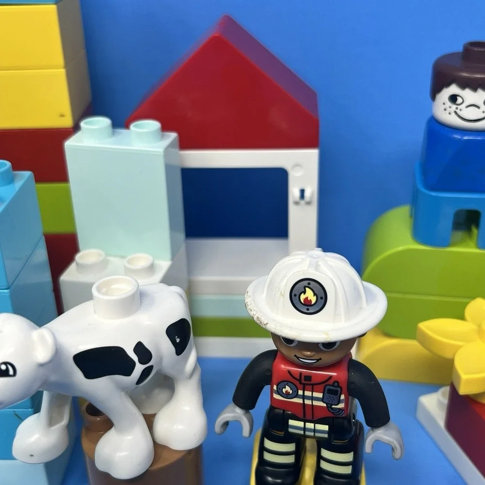 LEGO DUPLO Lot Building Blocks 10 Figures Kids Toddler Toy Set Mixed Bundle Play